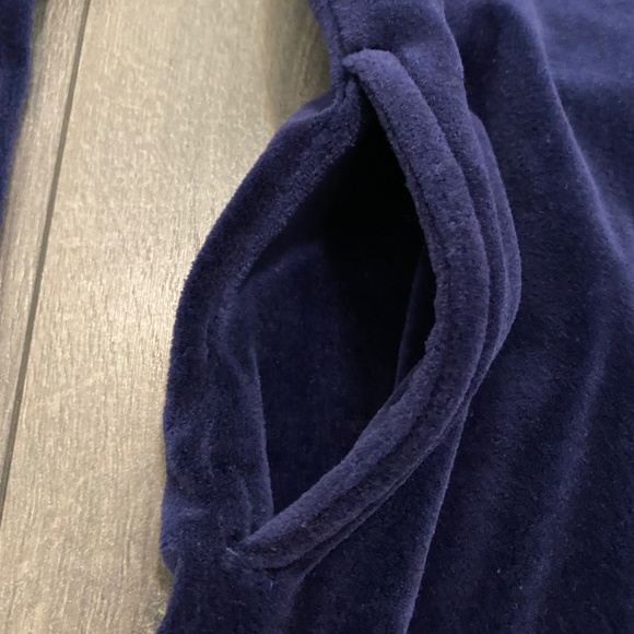 Slazenger Vintage Blue Velour Zip Up Jacket Size M - Picture 5 of 7